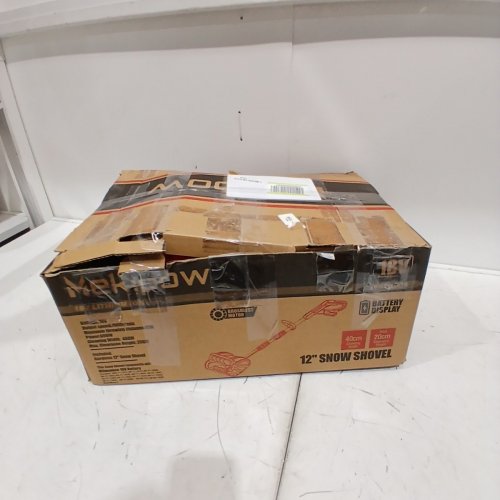MEKIPOW CORDLESS ELECTRIC SNOW SHOVEL FOR MILWAUKEE 18V BATTERY - *TOOL ONLY* - 12" - RED/BLACK - (MODEL: MKP1005) image 4