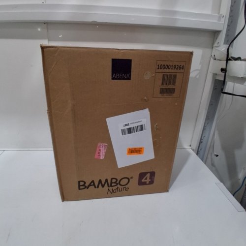 96PK BAMBO NATURE OVERNIGHT BABY DIAPERS - 15-31LBS, SIZE 4 - WHITE image 4