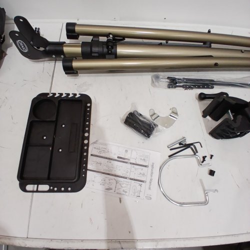 CXWXC BIKE REPAIR STAND MAINTENANCE - WHOLE ALUMINIUM ALLOY - 60LBS - CHAMPGNE (MODEL: RS100) image 3