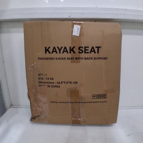 MBMYZDH THICKENED KAYAK SEAT WITH CUSHIONED BACK SUPPORT - BLACK/GREY image 4