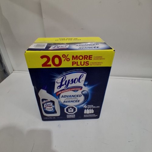4PK LYSOL ADVANCED TOILET BOWL CLEANER - 946ML/BOTTLE (MODEL: 937319) image 3