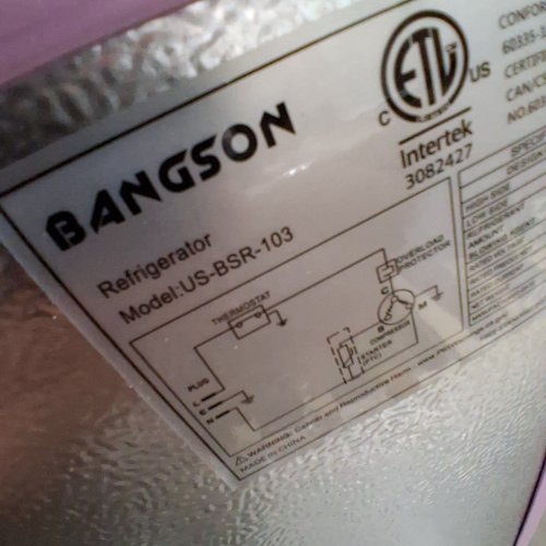 BANGSON MINI FRIDGE WITH FREEZER- 3.2 CU. FT - PINK (MODEL: US-BSR-103) image 2