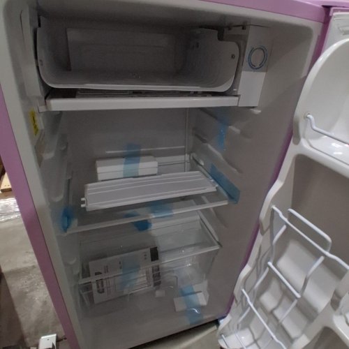 BANGSON MINI FRIDGE WITH FREEZER- 3.2 CU. FT - PINK (MODEL: US-BSR-103) image 4