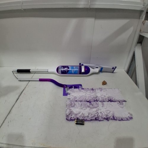 SWIFFER POWERMOP SUPER MULTI-SURFACE MOP & MOP PAD - PURPLE/WHITE image 2