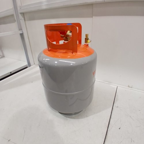 REFRIGERANT RECOVERY TANK WITH DOUBLE VALVE SYSTEM - 50LB CAPACITY - ORANGE/GREY (MODEL: LX-33629B) image 5