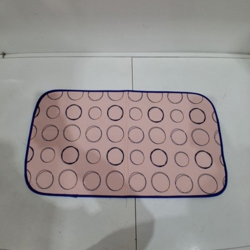 HEAT INSULATING HIGH TEMPERATURE RESISTANCE IRONING PAD - PINK AND NAVY image 2