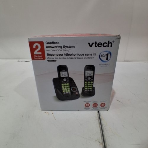 VTECH DECT 6.0 HANDSET CORDLESS HOME PHONE ANSWERING MACHINE - CALLER ID, 14 MINUTES RECORDING TIME, STORES 30 CALLS - BLACK - (MODEL: CS6224-21) image 5