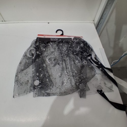 WOMEN'S WAY TO CELEBRATE STARRY TUTU - SMALL/MEDIUM - BLACK / SILVER image 2