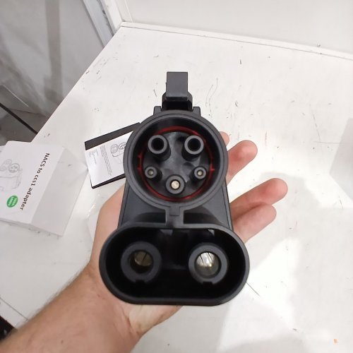 TESLA TO CCS1 NACS ADAPTER FOR CCS1 EVS, SUPERCHARGER ADAPTER - 500A/1000V - BLACK image 5