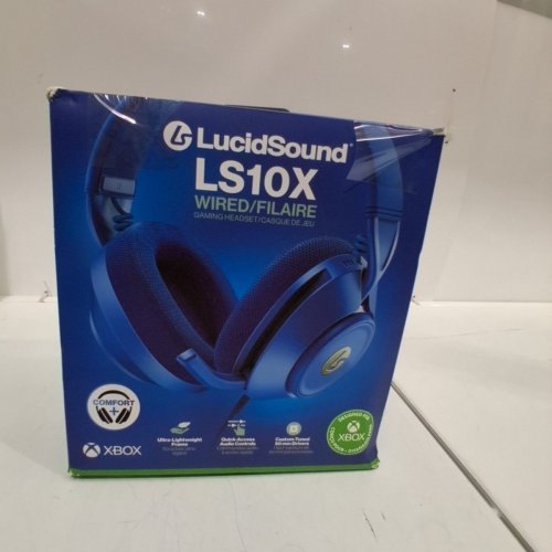 LUCIDSOUND WIRED OVER-EAR GAMING HEADSET HEADPHONES - 3.5MM JACK, FOR XBOX SERIES X, S, WINDOWS 10, MOBILE - SHOCK BLUE (MODEL: LS10X) image 4