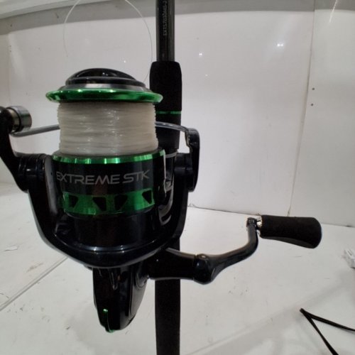 BPS EXTREME STK SPINNING FISHING ROD AND REEL - MEDIUM ACTION - LEFT/RIGHT HAND- - 7FT - GREEN/BLACK (MODEL:3941524) image 5