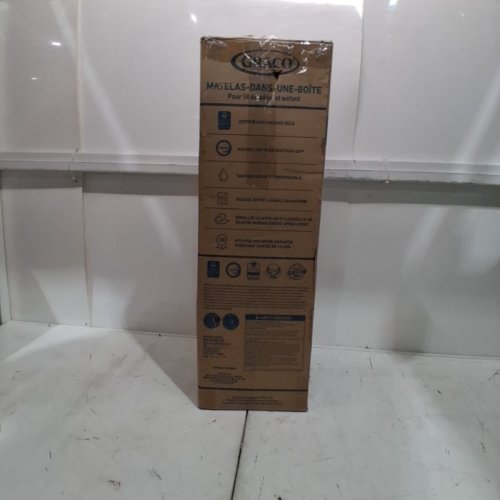 GRACO PREMIUM FOAM CRIB & TODDLER MATTRESS WITH WASHABLE COVER - WHITE (MODEL: 06710-400-OC) image 3