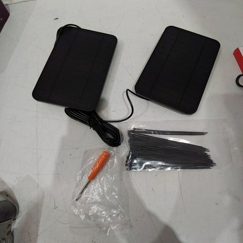 2PK WEATHERPROOF SOLAR PANEL CHARGER - COMPATIBLE WITH BLINK OUTDOOR/OUTDOOR(3RD GEN)/XT XT2 CAMERAS - BLACK image 2