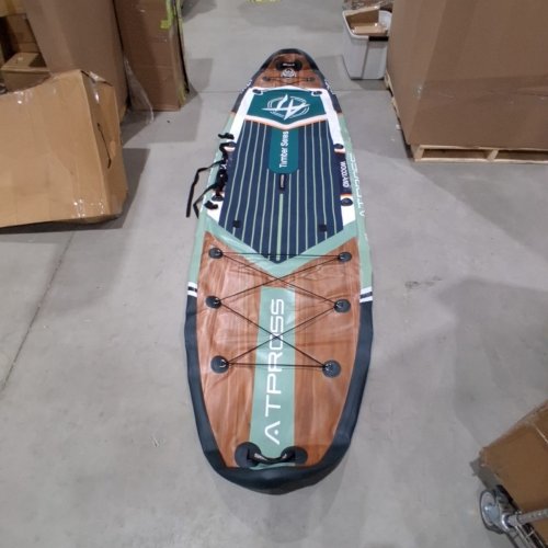ATPROSS INFLATABLE STAND UP PADDLE BOARD CARRYING AND SEAT - 11FT 6" X 35" - WOODLAND (MODEL: AT-PB25-03-CA) image 2