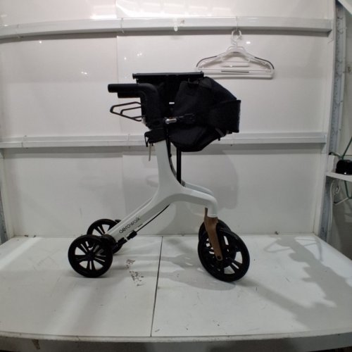 DRIVE MEDICAL AEROWALK ULTRA-LITE ROLLATOR WALKER - 31.5" TO 37.5" - 300LBS CAPACITY - WHITE (MODEL: 10277WT) image 2