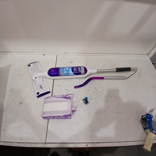 SWIFFER MULTI SURFACE POWER MOP WITH 5 TIMES CLEANING POWER - WHITE/PURPLE image 2