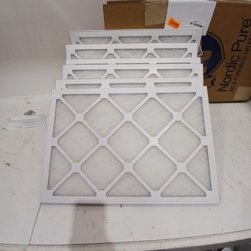 6PK NORDIC PURE MERV 12 AC FURNACE AIR FILTERS, 14" X 24" X 1" image 2
