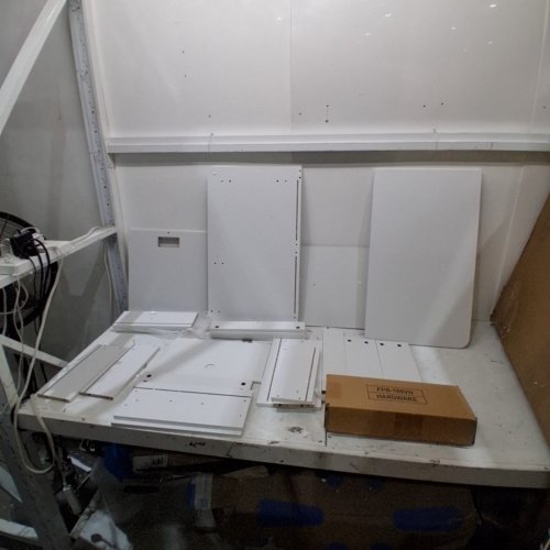 3-DRAWER WOODEN CABINET WITH POWER OUTLETS - 15" X 25" - WHITE (MODEL: FPB-188VN) image 2