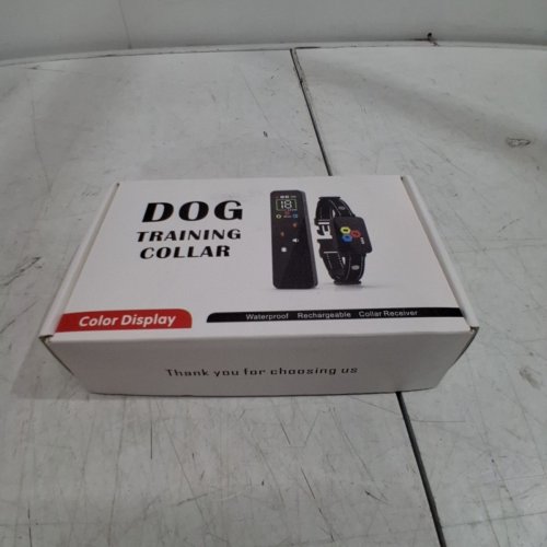 REMOTE WATERPROOF DOG TRAINING COLLAR WITH SCREEN - 3300FT - BLACK image 4