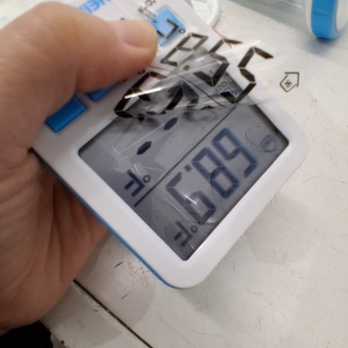 2PK HEIMVERT DIGITAL WIRELESS POOL THERMOMETER - 196FT TRANSMISSION - BLUE / WHITE (MODEL: SH-212) image 2