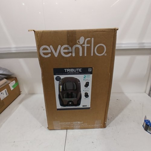 EVENFLO TRIBUTE LX CONVERTIBLE CAR SEAT - 40LBS CAP - SATURN GREY (MODEL: 38111190C) image 7