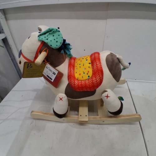 KIDS B.TOYS LARGE PLUSH RIDE ON RODEO ROCKER - 18 MONTHS+ - SPOTTY image 2