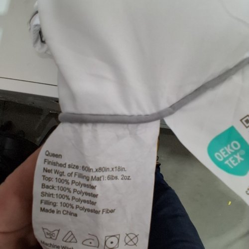 MATTRESS PAD TOPPER - QUEEN - WHITE image 3
