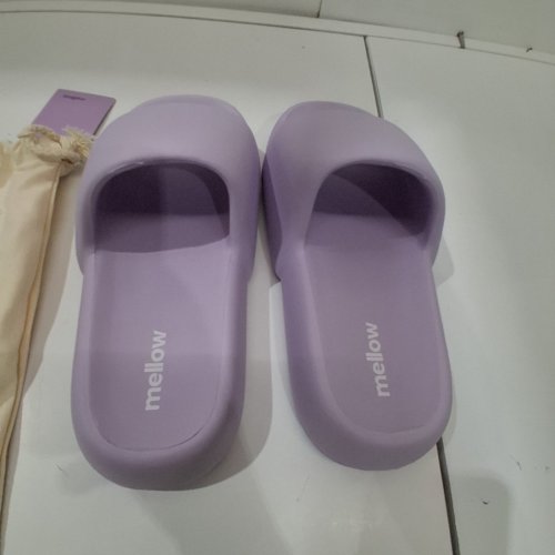 UNISEX MELLOW SOFT CLOUD SLIDES / SLIPPERS - MEN'S: 7-8/WOMEN'S: 8-9 - LILAC (MODEL : ML05) image 3