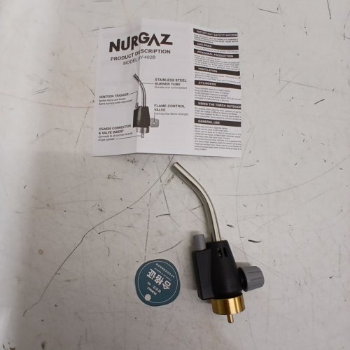 HIGH INTENSITY PROPANE TORCH HEAD FOR SOLDERING BRAZING WELDING -402B - BLACK AND SILVER (MODEL: AY-402B) image 3