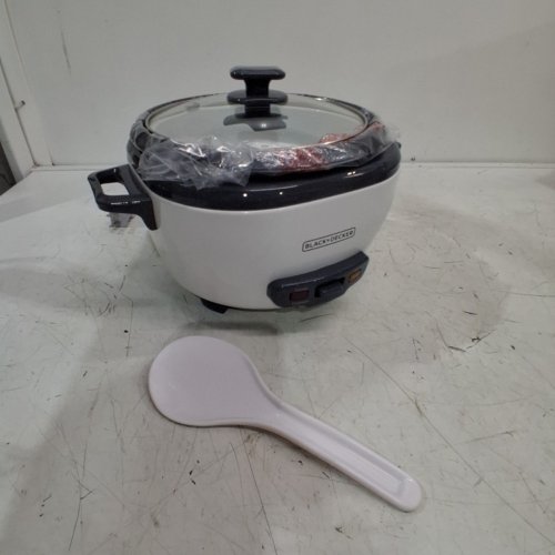 BLACK+DECKER RICE COOKER AND STEAMER - 6-CUP - WHITE (MODEL: RC506C) image 3
