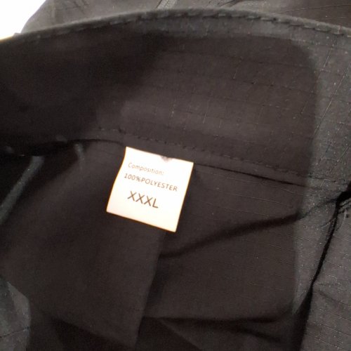 MEN'S CASUAL STRETCH ELASTIC WAIST SOFTSHELL WORKWEAR TROUSER PANTS - XXXL - BLACK image 2