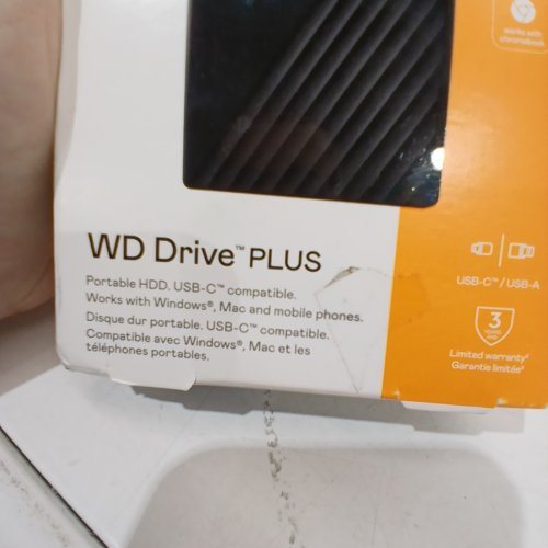 WESTERN DIGITAL WD MY PASSPORT 2TB PORTABLE EXTERNAL HARD DRIVE HDD, USB 3.0, USB 2.0 COMPATIBLE - BLACK image 2