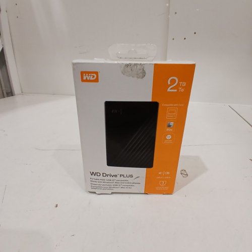 WESTERN DIGITAL WD MY PASSPORT 2TB PORTABLE EXTERNAL HARD DRIVE HDD, USB 3.0, USB 2.0 COMPATIBLE - BLACK image 5