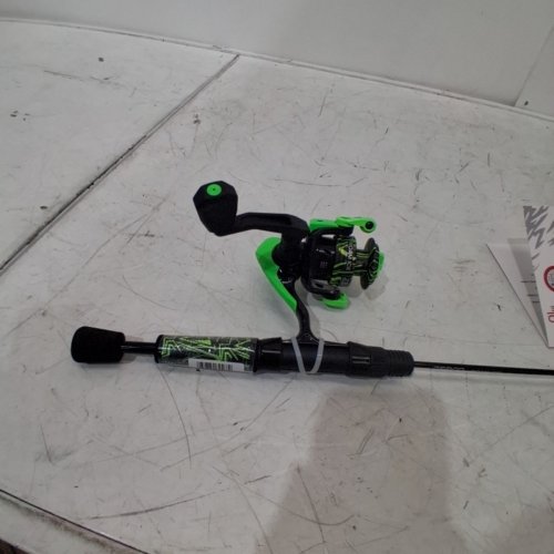 ZEBCO ROAM ICE SPINNING FISHING ROD AND REEL COMBO - 32" - BLACK AND GREEN (ITEM: ZS5843) image 4