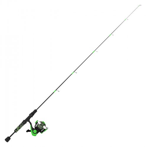 ZEBCO ROAM ICE SPINNING FISHING ROD AND REEL COMBO - 32" - BLACK AND GREEN (ITEM: ZS5843) image 2