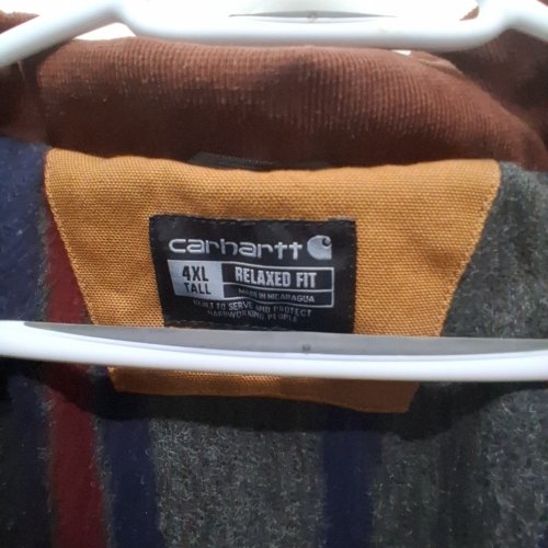 MEN'S CARHARTT RELAXTED FIT DUCK DETROIT JACKET - 4XL - CARHARTT BROWN (MODEL: OJ3828-M) image 3