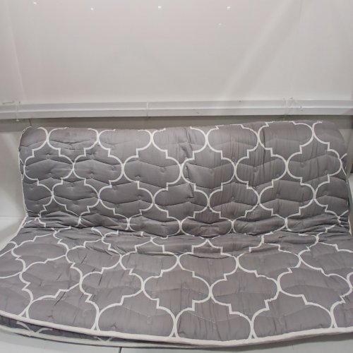 VIBE BEAR MEMORY FOAM MATTRESS TOPPER - 80" X 54" - GREY image 2