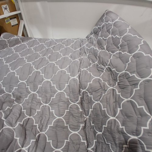 VIBE BEAR MEMORY FOAM MATTRESS TOPPER - 80" X 54" - GREY image 3
