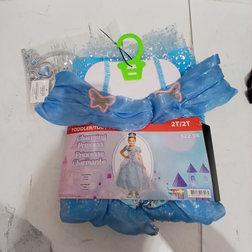 2PC GIRL'S PALAMON CHARMING PRINCESS COSTUME SET - 2T - BLUE image 2