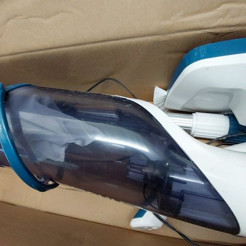 ENHULK HANDHELD CORDLESS POOL VACUUM WITH 13.4" WIDE HEAD - 18.5 GPM SUCTION - WHITE/BLUE (MODEL: PC15) image 4