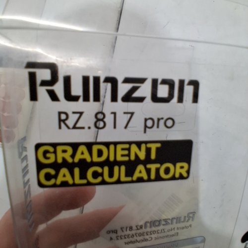 RUNZON GRADIENT LOW POWER CONSUMPTION OFFICE CLEAR DISPLAY DIGIT CALCULATOR - PINK AND WHITE (MODEL: RZ-817 PRO) image 3