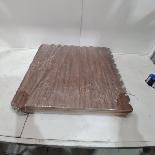 5PK INTERLOCKING EXERCISE FLOOR MAT - 24" - BROWN image 2