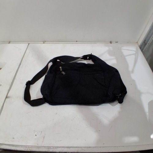 CHASE CHIC CANVAS MESSENGER BAG WITH MULTIPLE POCKETS - LARGE - BLACK image 3
