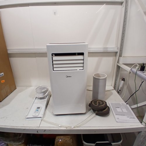 MIDEA PORTABLE AIR CONDITIONER WITH REMOTE -7000BTU SACC - WHITE/BLACK (MODEL: MP07DRWBA3RCM) image 3