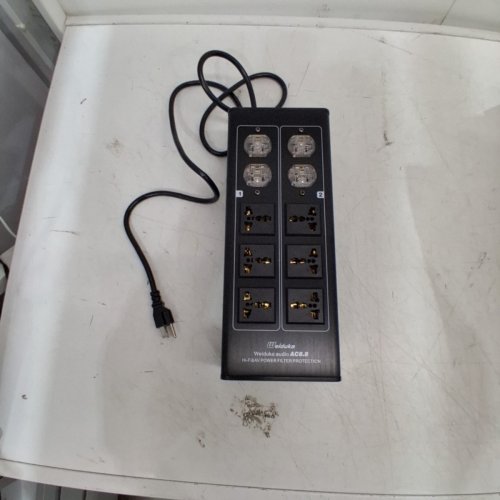 WEIDUKA AC8.8 AUDIO FILTER PURIFIER PROTECTION PLUG-IN AUDIO SOCKET POWER SUPPLY -220V - 50/60HZ - 15A - BLACK (MODEL: AC8.8) image 3