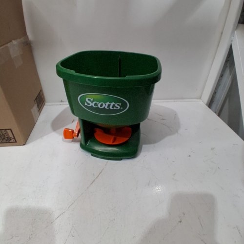 SCOTTS WHIRL HANDHELD SPREADER - GREEN image 2