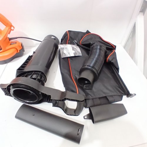 BLACK+DECKER CORDED VACUUM BACKPACK LEAF BLOWER & MULCHER - 250MPH/ 400CFM - BLACK/ORANGE (MODEL: BEBL7000) image 5