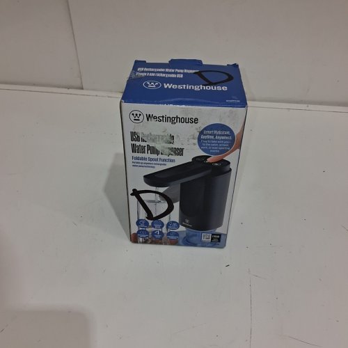WESTINGHOUSE USB RECHARGEABLE WATER PUMP DISPENSER - 3.7 V - BLACK (MODEL: WWRP-138) image 5