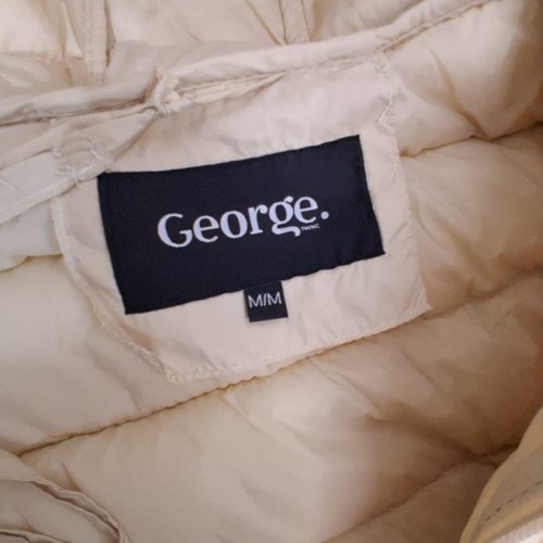 WOMEN'S GEORGE PUFFER VEST JACKET - MEDIUM - CREAM image 2