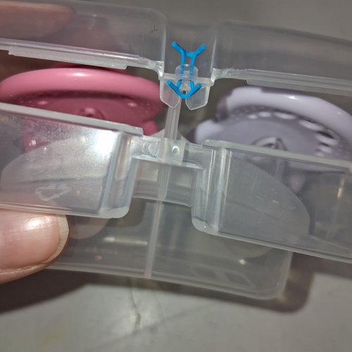 2PC MAM ORIGINAL PACIFIERS - 6M-16M - PINK/PURPLE image 4